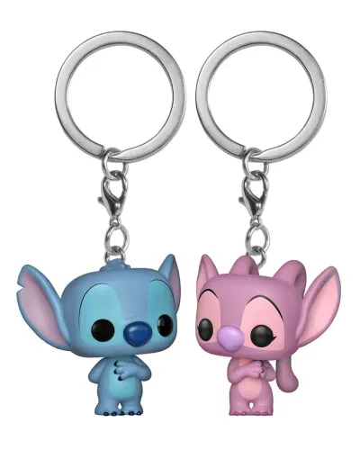 Набор брелоков Funko Pocket POP! Disney Lilo & Stitch Stitch & Angel 2шт 36370