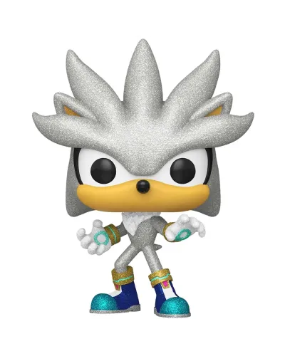 Фигурка Funko POP! Games Sonic the Hedgehog Silver (DGLT) (Exc) (1103) 87227