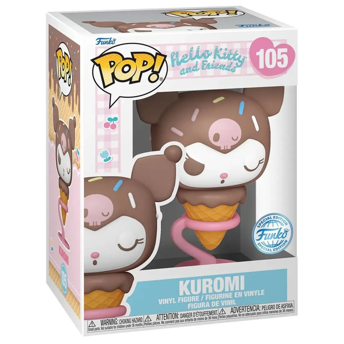 Фигурка Funko POP! Hello Kitty And Friends Kuromi (Ice Cream Cone) (Exc) (105) 84492