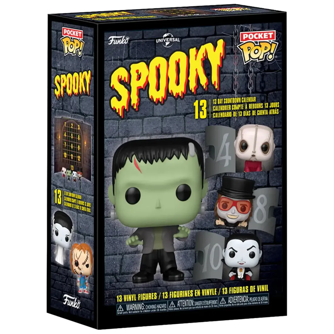 Набор подарочный Funko Advent Calendar Horror 13 Day Spooky Countdown NBCU (Pkt POP) 13 фигурок 87799