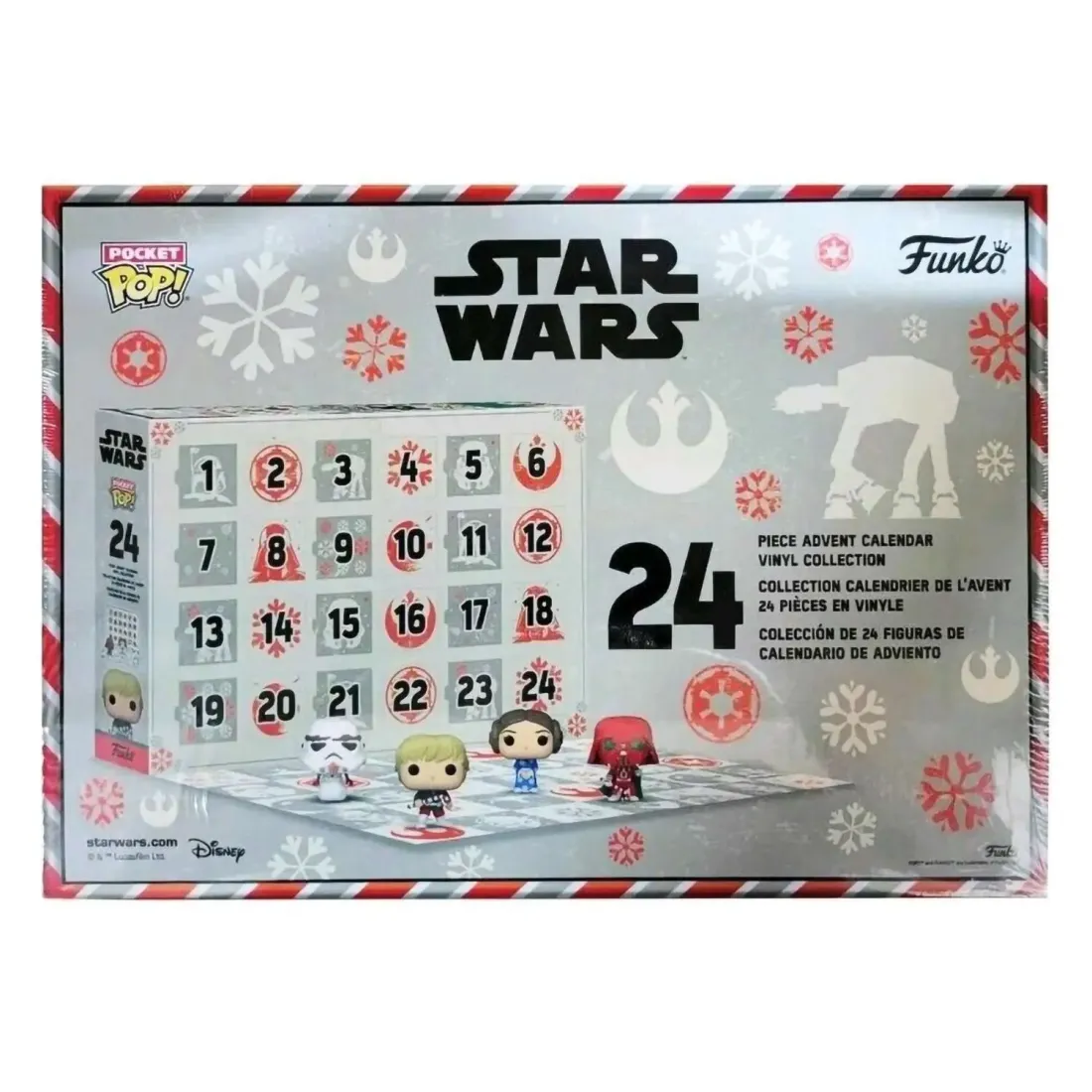 Набор подарочный Funko Advent Calendar Star Wars Holiday 2022 (Pkt POP) 24 фигурки 62090