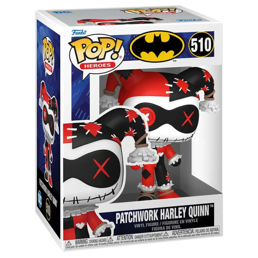 Фигурка Funko POP! Heroes DC Patchwork Harley Quinn (510) 80905