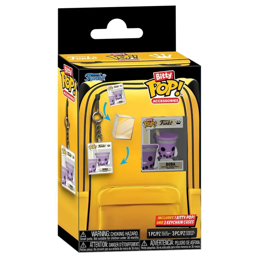 Набор подарочный Funko Bitty POP! Accessories 1 фигурка Bitty POP!+3 брелка 81651