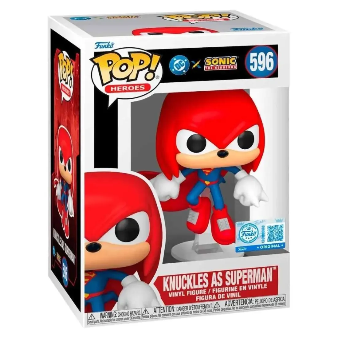 Фигурка Funko POP! Heroes DC х Sonic the Hedgehog Knuckles as Superman (596) 88908