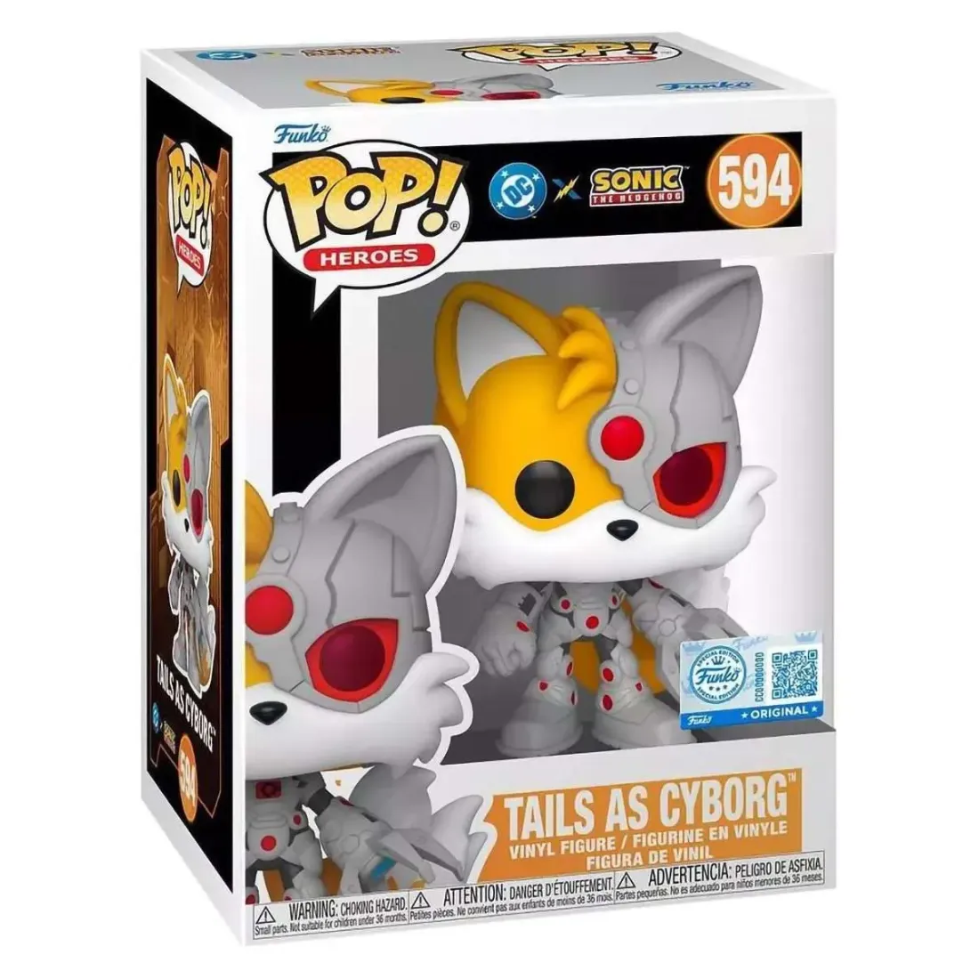 Фигурка Funko POP! Heroes DC х Sonic the Hedgehog Tails as Cyborg (594) 88906