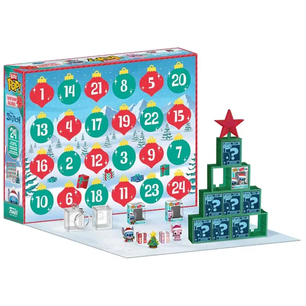 Набор подарочный Funko Bitty POP! Countdown Calendar Disney Stitch (10 фиг/7 э/3 у/2 б/2 з) 87002