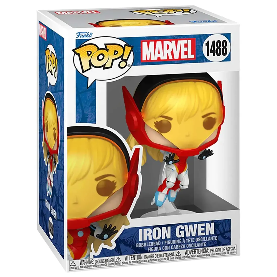 Фигурка Funko POP! Marvel Bobble Spider-Gwen Gwenverse Iron Gwen (1488) 83726