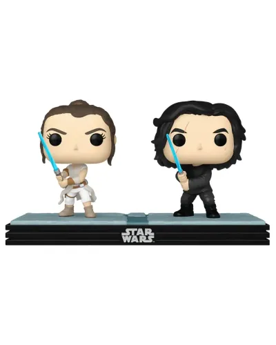 Фигурка Funko POP! Moment Bobble Star Wars Rey & Kylo Ren (GW) (Exc) (758) 85182