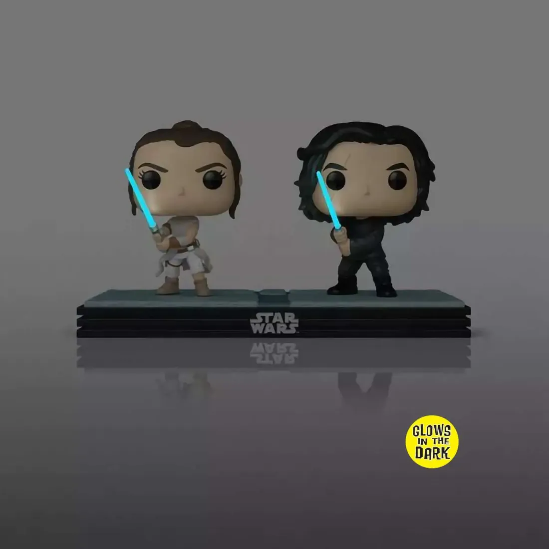 Фигурка Funko POP! Moment Bobble Star Wars Rey & Kylo Ren (GW) (Exc) (758) 85182