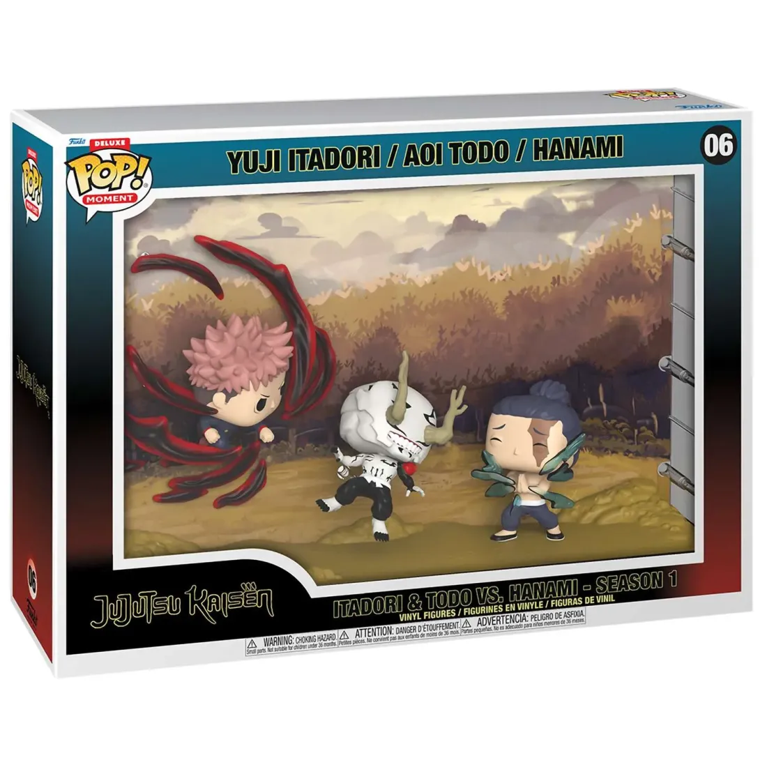 Фигурка Funko POP! Moment Jujutsu Kaisen Yuji Itadori & Aoi Todo vs Hanami S1 (06) 70265