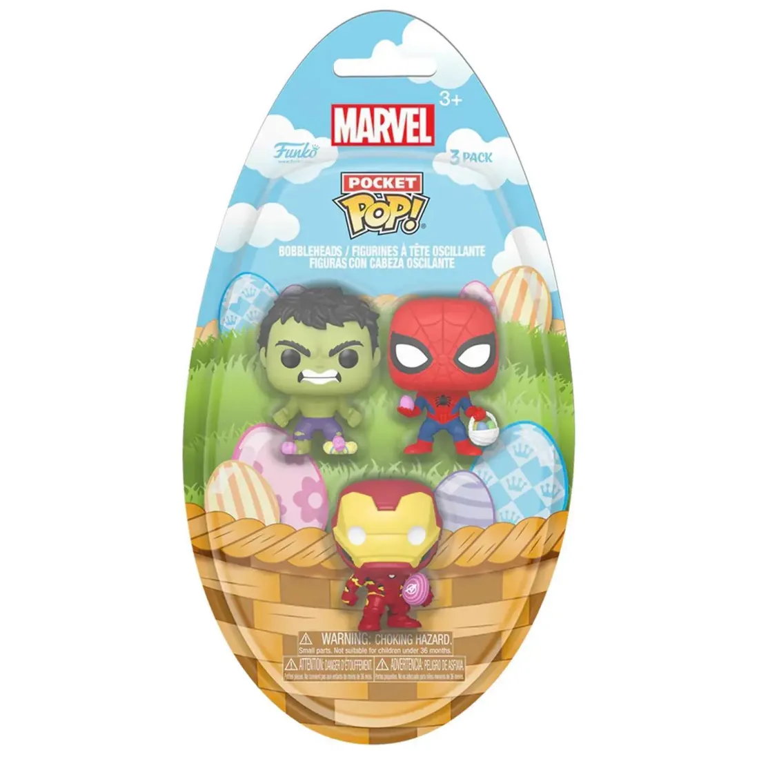 Набор подарочный Funko Pocket POP! Easter Marvel 3 фигурки 86143