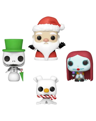 Набор подарочный Funko Pocket POP! Holiday Tree Disney TNBC Jack/Zero/Sally/Sandy (Exc) 4PK 73911