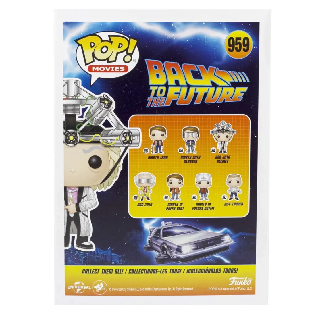 Фигурка Funko POP! Movies BTTF Doc With Helmet (959) 46914
