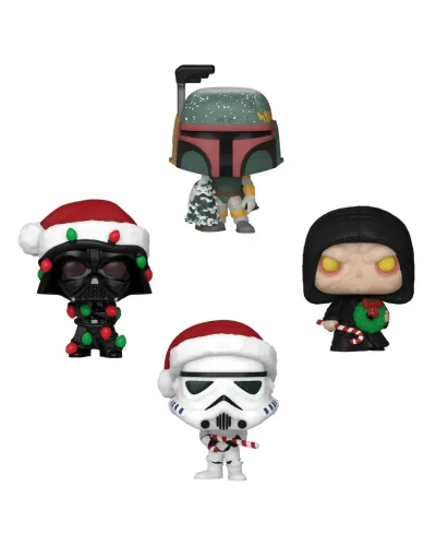 Набор подарочный Funko Pocket POP! Holiday Tree Star Wars 4 фигурки 79932