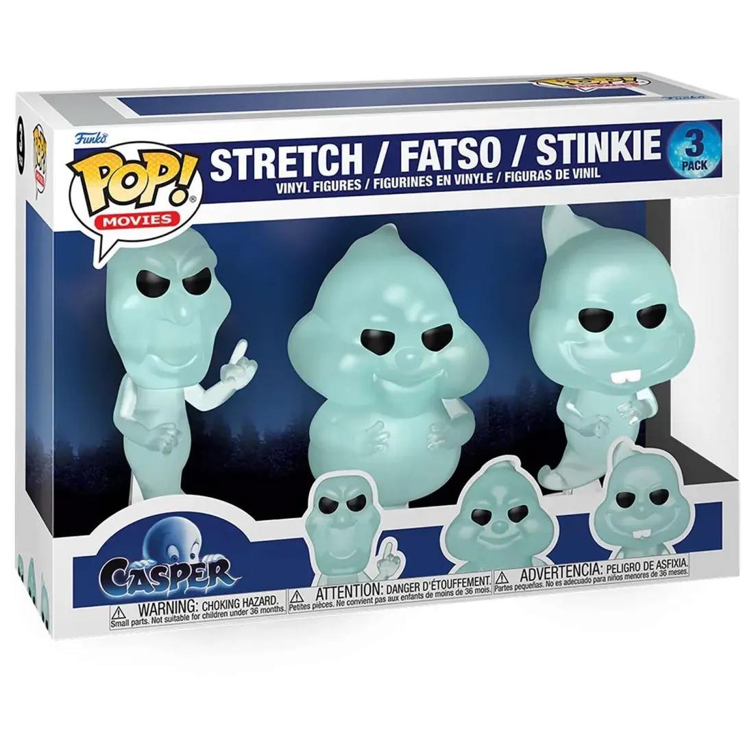 Фигурка Funko POP! Movies Casper 30th Ghostly Trio Stretch/Fatso/Stinkie 3PK 86337