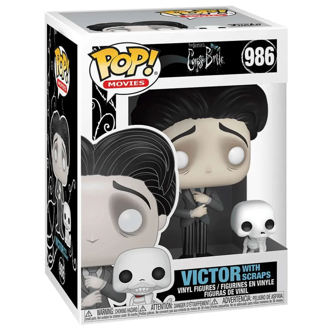 Фигурка Funko POP! Movies Corpse Bride Victor with Scraps (986) 49045