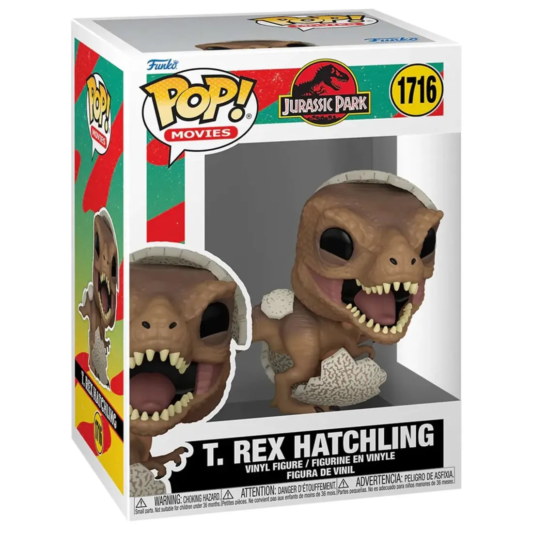 Фигурка Funko POP! Movies Jurassic Park T. Rex Hatchling (1716) 75986