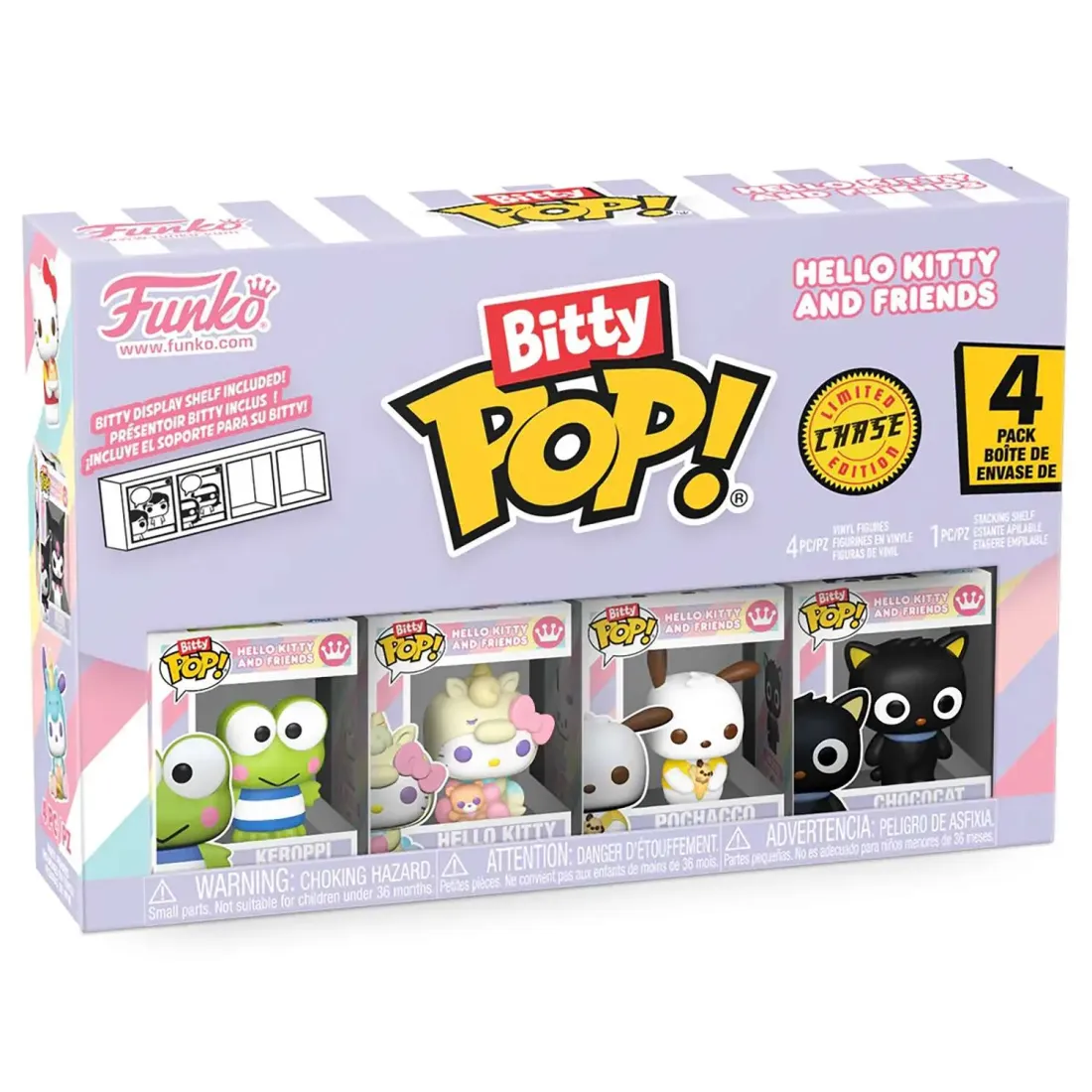 Фигурка Funko Bitty POP! Hello Kitty And Friends Keroppi+HK+Pochacco+Chase (1 of 4) 4PK 85714