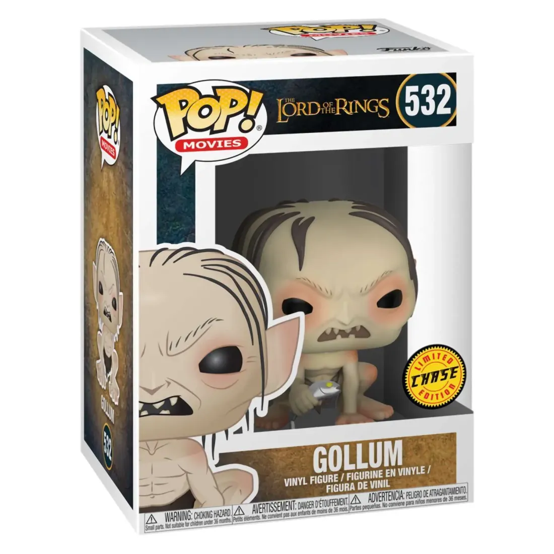 Фигурка Funko POP! Movies LOTR/Hobbit S3 Gollum w/Chase (532) 13559