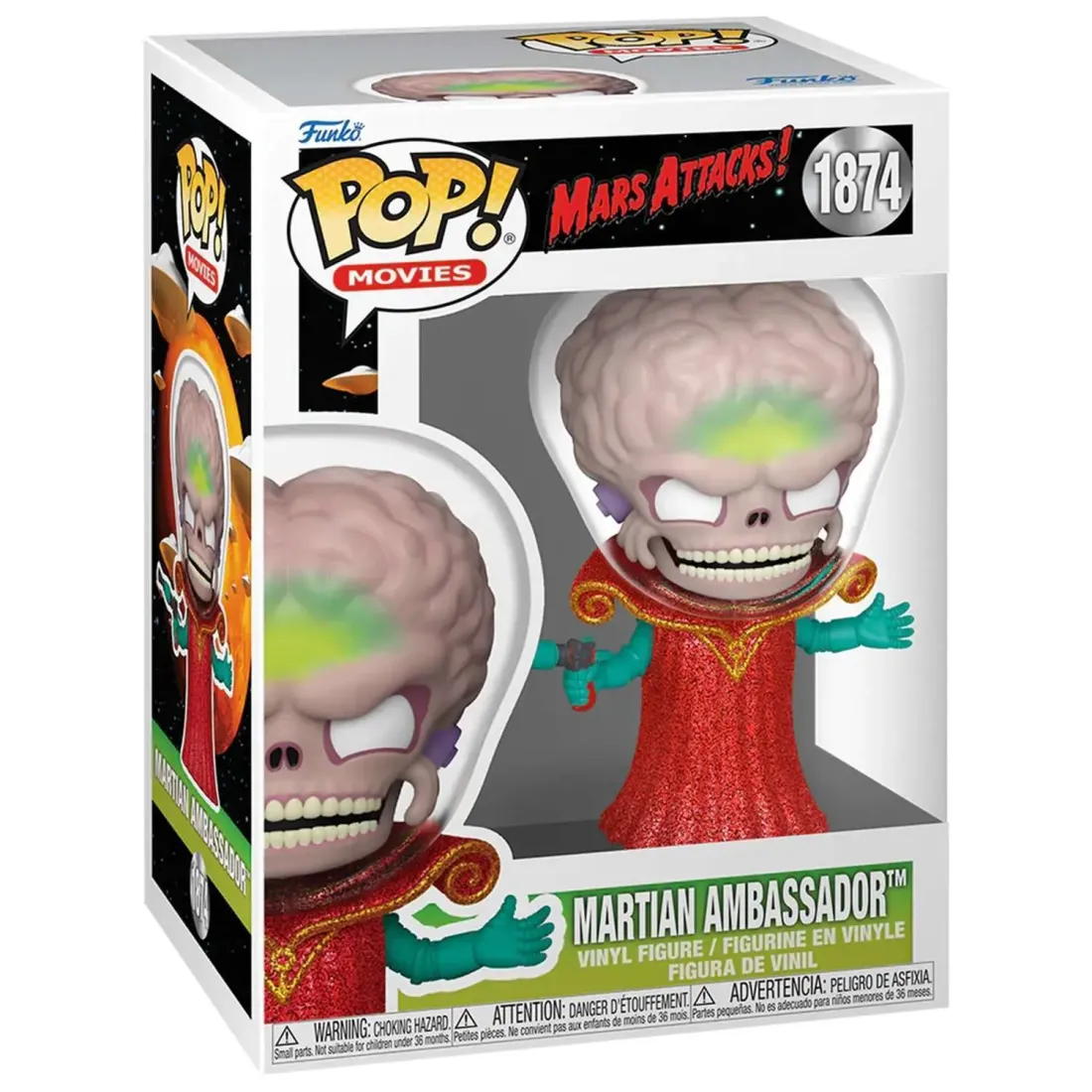 Фигурка Funko POP! Movies Mars Attacks Martian Ambassador (1874) 83565