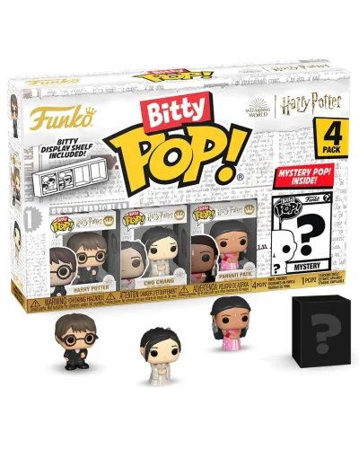Фигурка Funko Bitty POP! Harry Potter GoF Harry+Cho+Parvati+Mystery (1 of 4) 4PK 83654