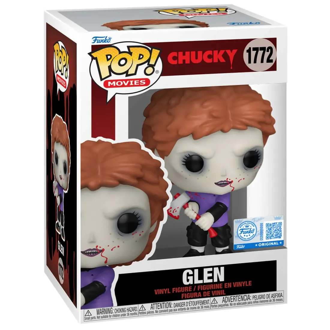Фигурка Funko POP! Movies Seed of Chucky Glen w/Axe (Exc) (1772) 87167