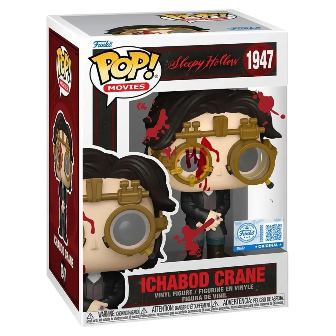 Фигурка Funko POP! Movies Sleepy Hollow Ichabod Crane (BD) (Exc) (1947) 88195