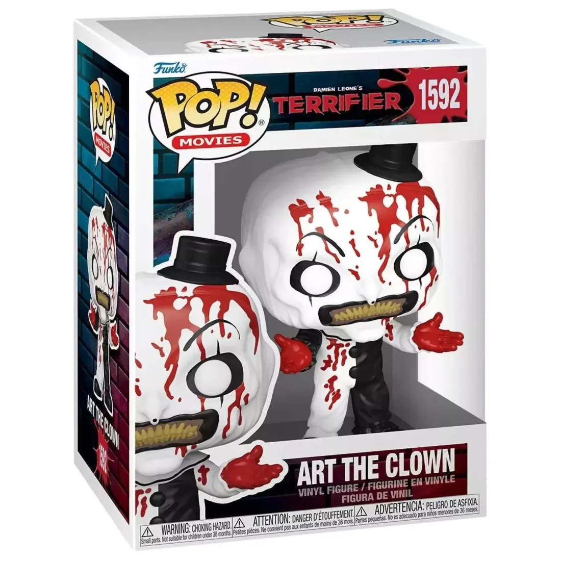 Фигурка Funko POP! Movies Terrifier Art the Clown (Bloody) (1592) 80707