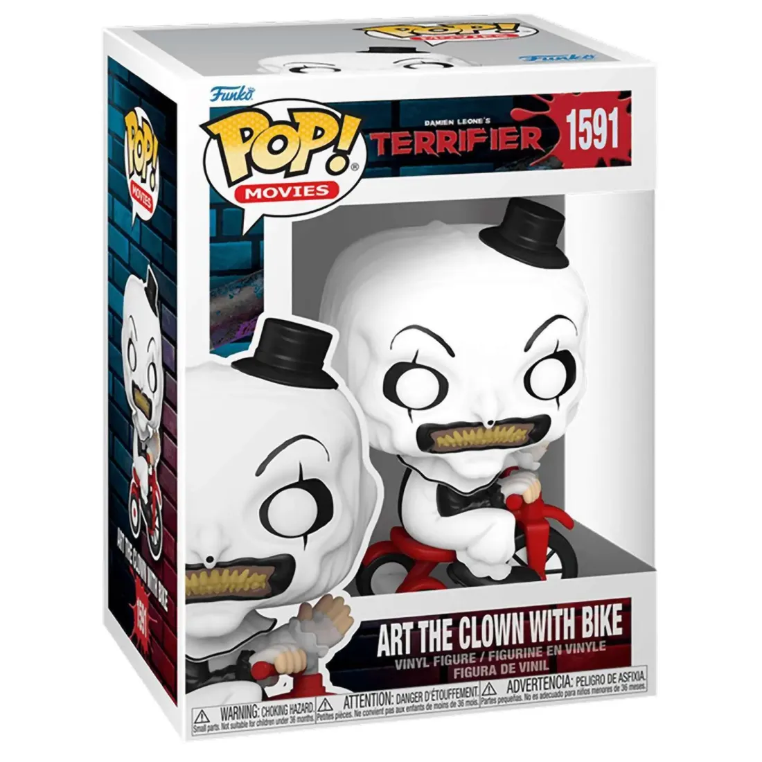 Фигурка Funko POP! Movies Terrifier Art the Clown with Bike (1591) 80706