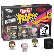 Фигурка Funko Bitty POP! Stranger Things SZN1 Hopper+Joyce+Demogorgon+Mystery (1 of 4) 4PK 83664