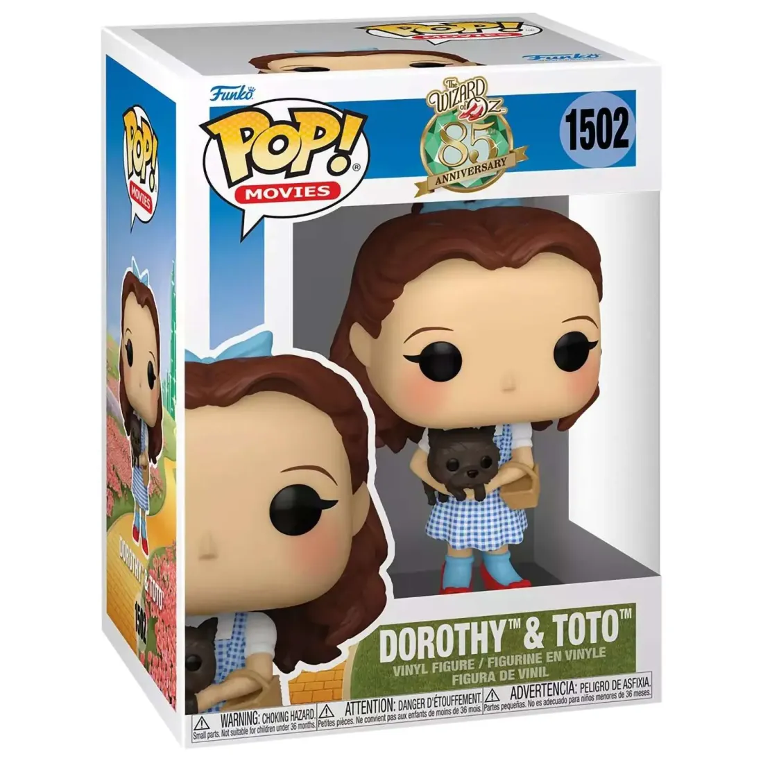 Фигурка Funko POP! Movies The Wizard of Oz 85th Dorothy w/Toto (1502) 75979