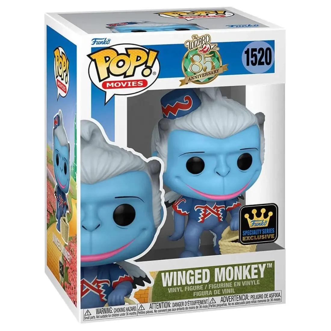 Фигурка Funko POP! Movies The Wizard of Oz 85th Winged Monkey w/(MT) Chase (Exc) (1520) 77423