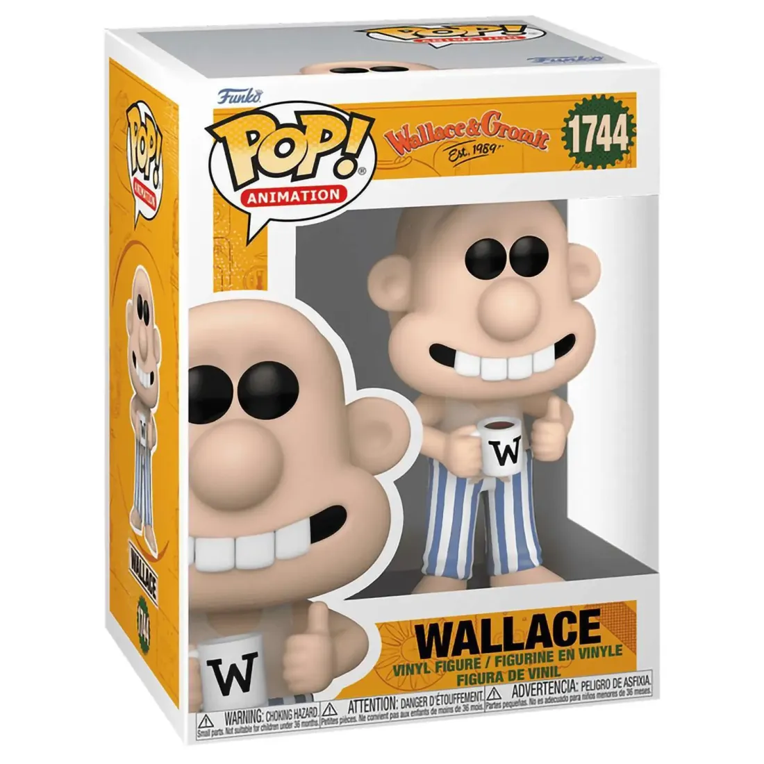 Фигурка Funko POP! Movies Wallace & Gromit Wallace (in Pajamas) (1744) 79780