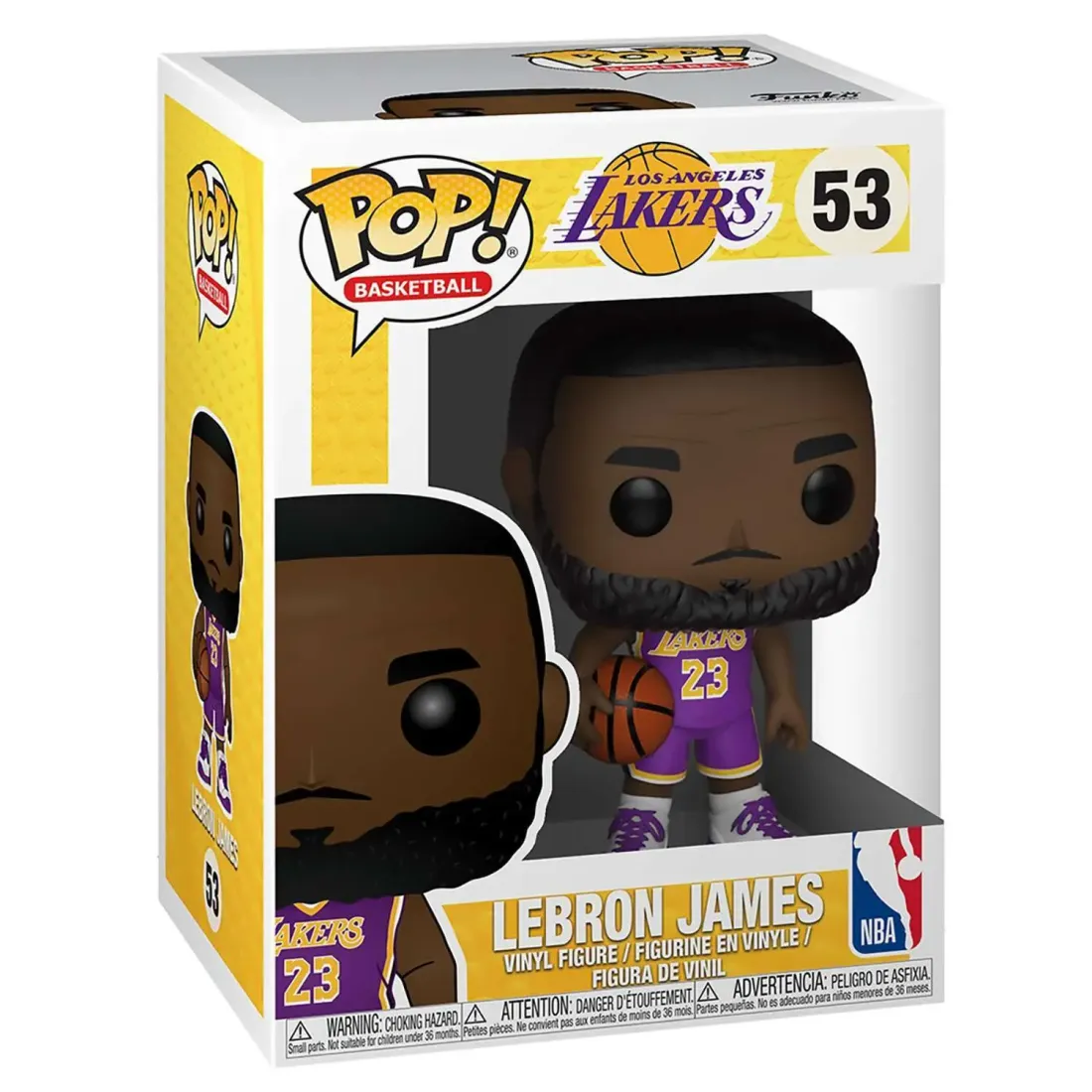 Фигурка Funko POP! NBA Lakers LeBron James (Purple Jersey) 10