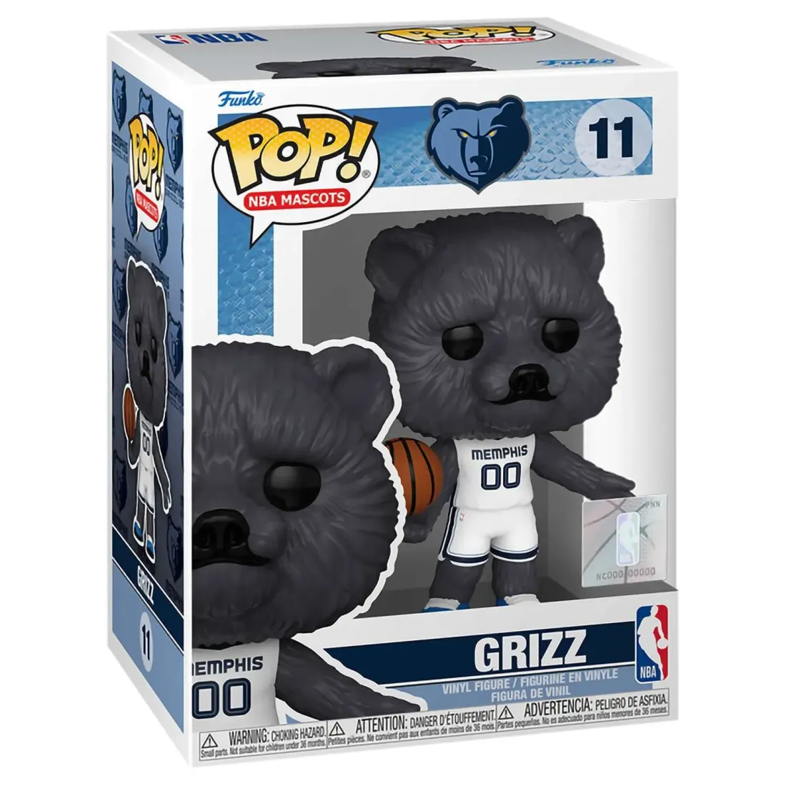 Фигурка Funko POP! NBA Mascots Memphis Grizz (11) 79629