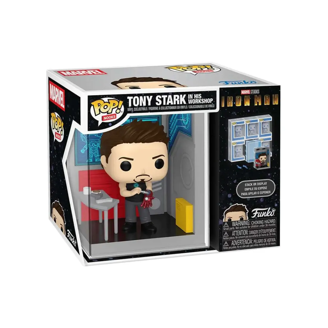 Фигурка Funko POP! Nooks Marvel Iron Man Tony Stark In His Workshop 86244