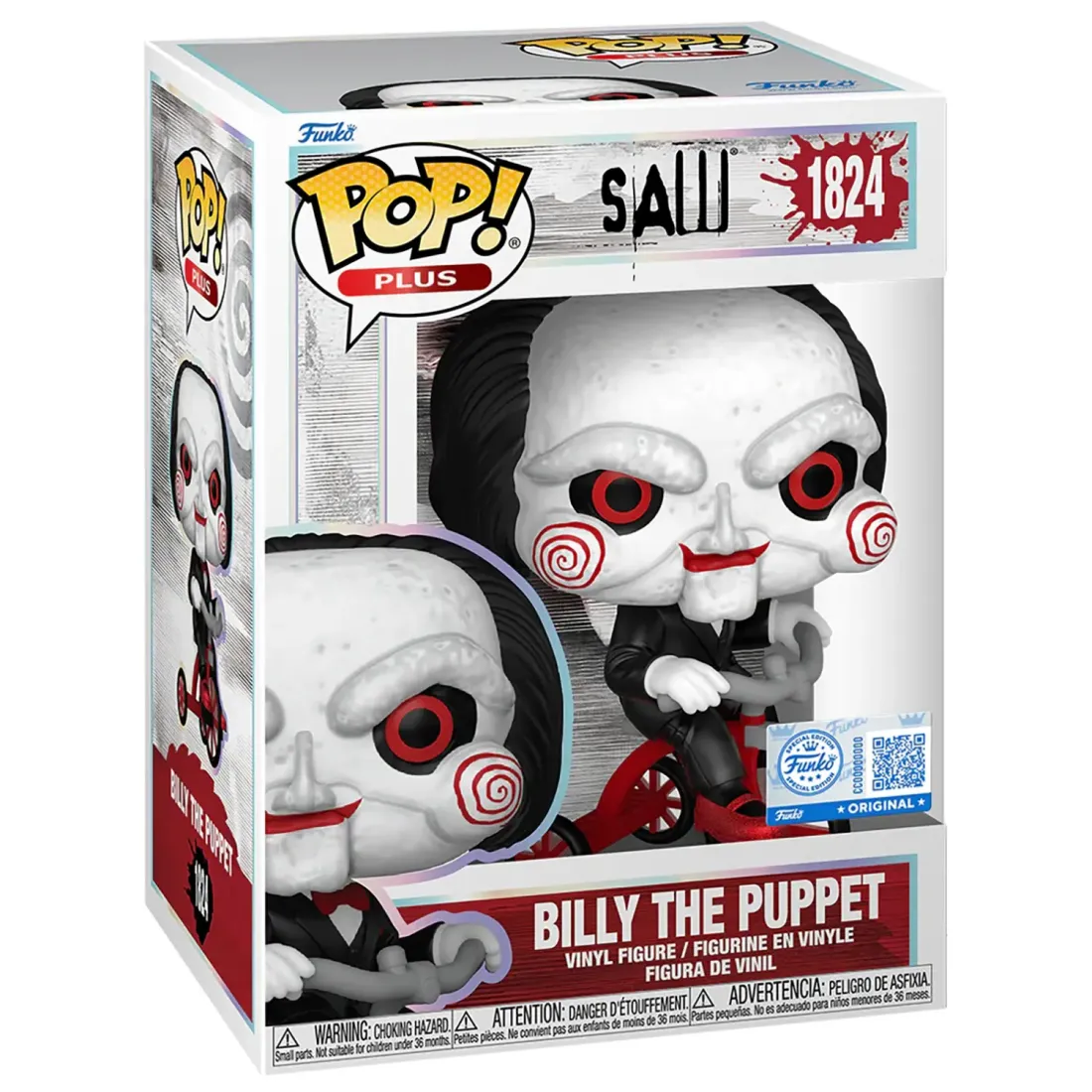 Фигурка Funko POP! Plus Movies Saw Billy The Puppet on Tricycle (Exc) (1824) 81961