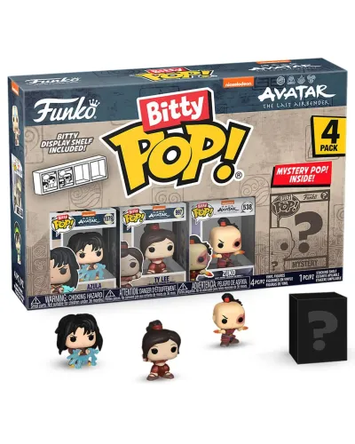 Фигурка Funko Bitty POP! Avatar The Last Airbender Azula+Ty Lee+Zuko+Mystery (1 of 4) 4PK 73057