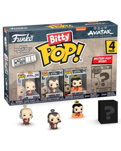 Фигурка Funko Bitty POP! Avatar The Last Airbender Iroh+Admiral+Firelord+Mystery (1 of 4) PK 73058