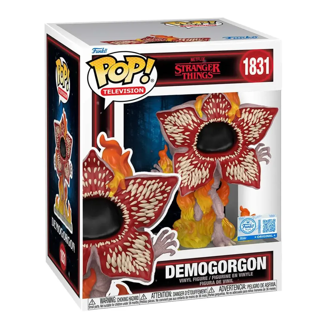 Фигурка Funko POP! Premium TV Stranger Things Demogorgon (On Fire) (Exc) (1831) 88400