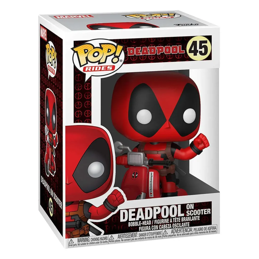Фигурка Funko POP! Rides Bobble Marvel Deadpool Deadpool on Scooter (45) 30969