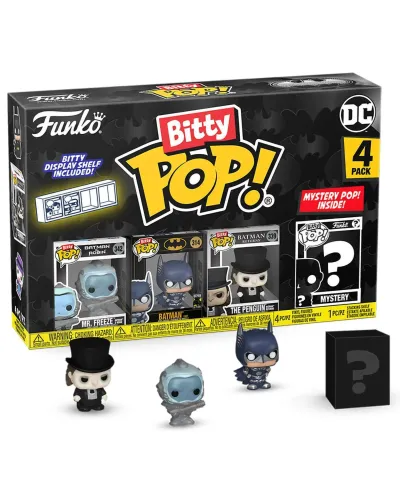 Фигурка Funko Bitty POP! Batman 85th Mr. Freeze+Batman+Penguin+Mystery (1 of 4) 4PK 81129