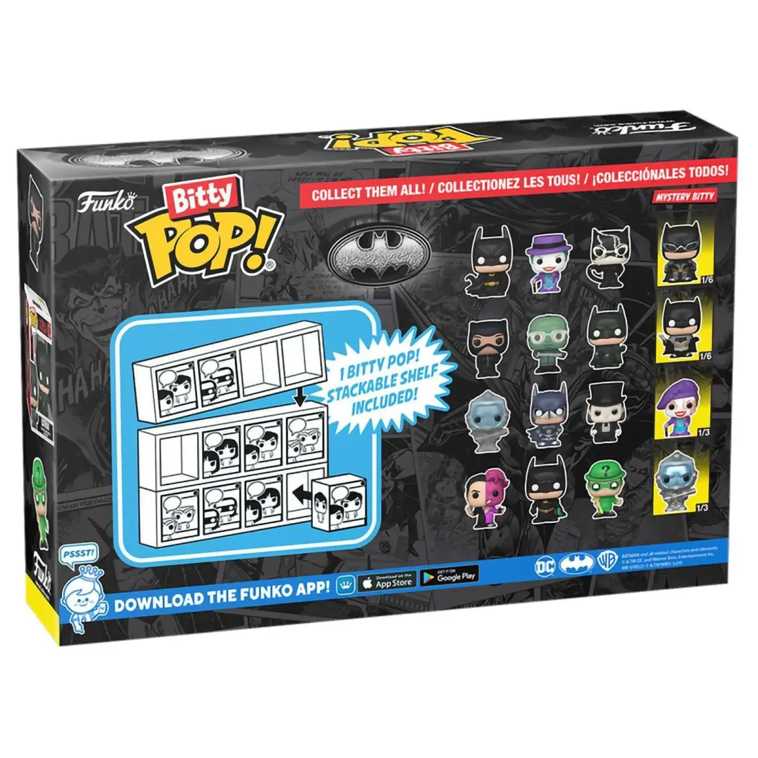 Фигурка Funko Bitty POP! Batman 85th Mr. Freeze+Batman+Penguin+Mystery (1 of 4) 4PK 81129