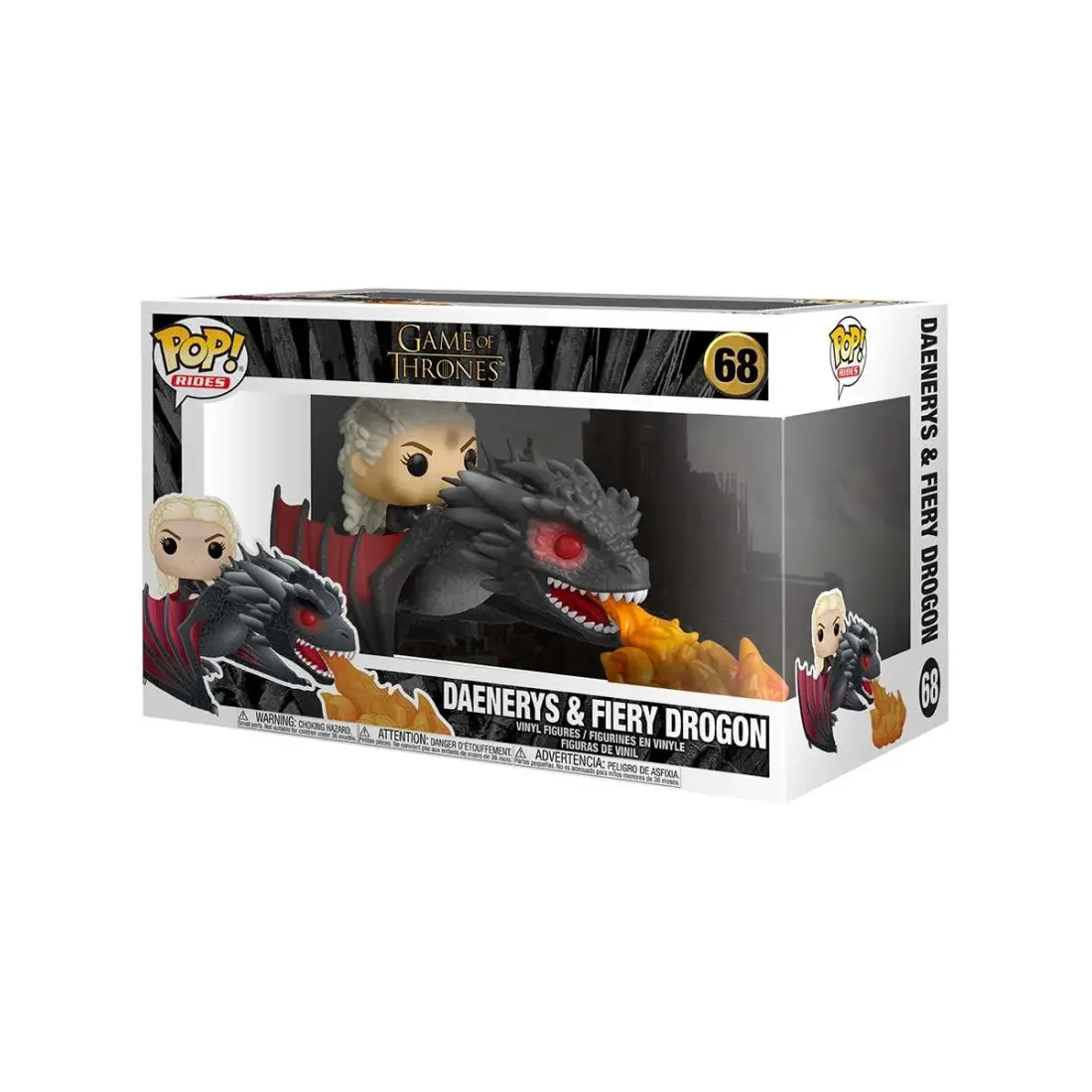 Фигурка Funko POP! Rides Game of Thrones Daenerys on Fiery Drogon (68) 45338