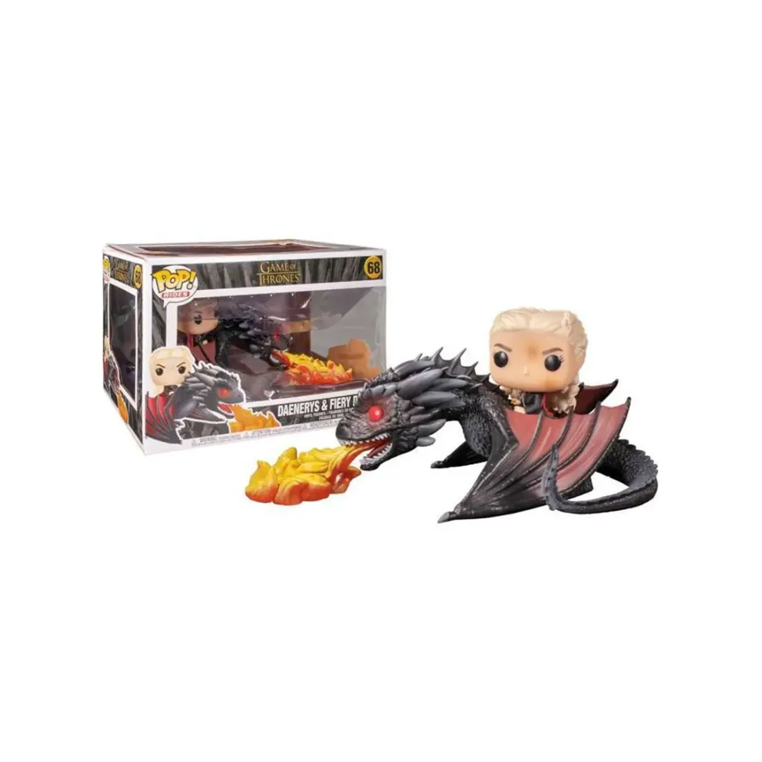 Фигурка Funko POP! Rides Game of Thrones Daenerys on Fiery Drogon (68) 45338
