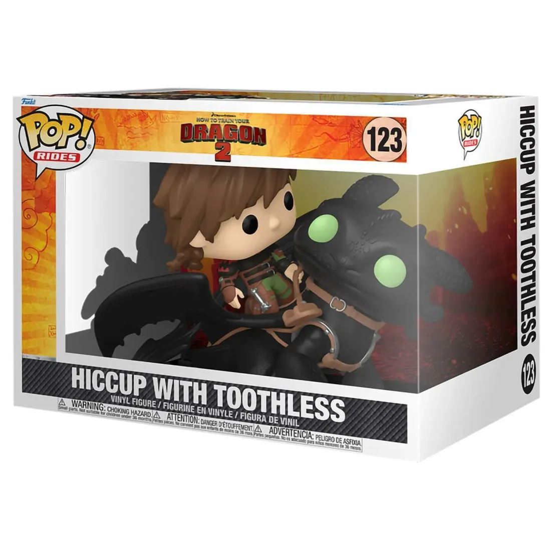 Фигурка Funko POP! Rides How to Train Your Dragon 2 Hiccup with Toothless (123) 81181