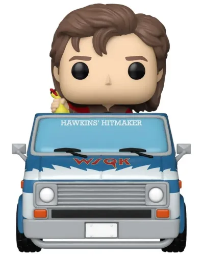 Фигурка Funko POP! Rides Stranger Things S5 Steve with The Squawk Van (Exc) (138) 88958