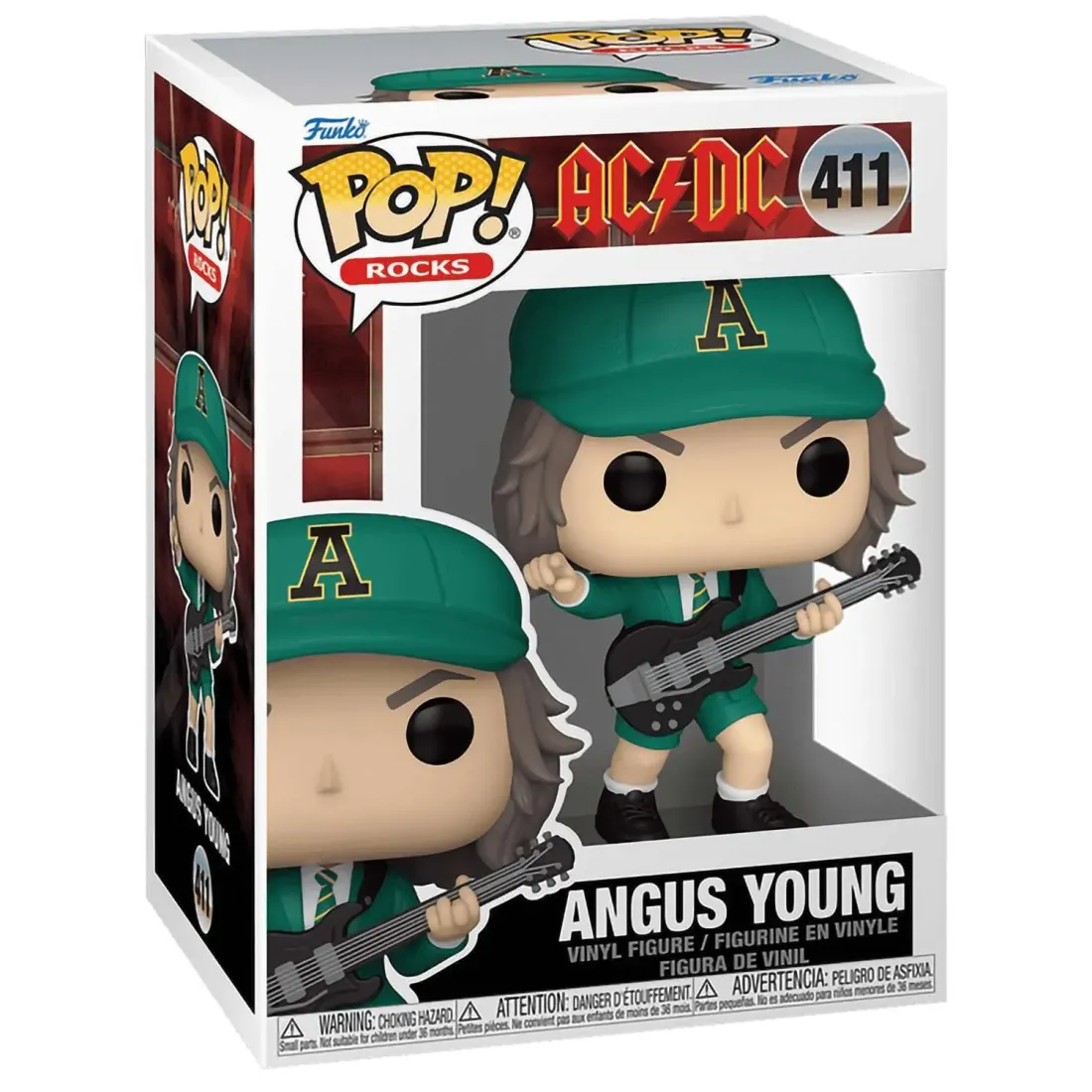 Фигурка Funko POP! Rocks AC/DC Angus Young (Green) (411) 79804
