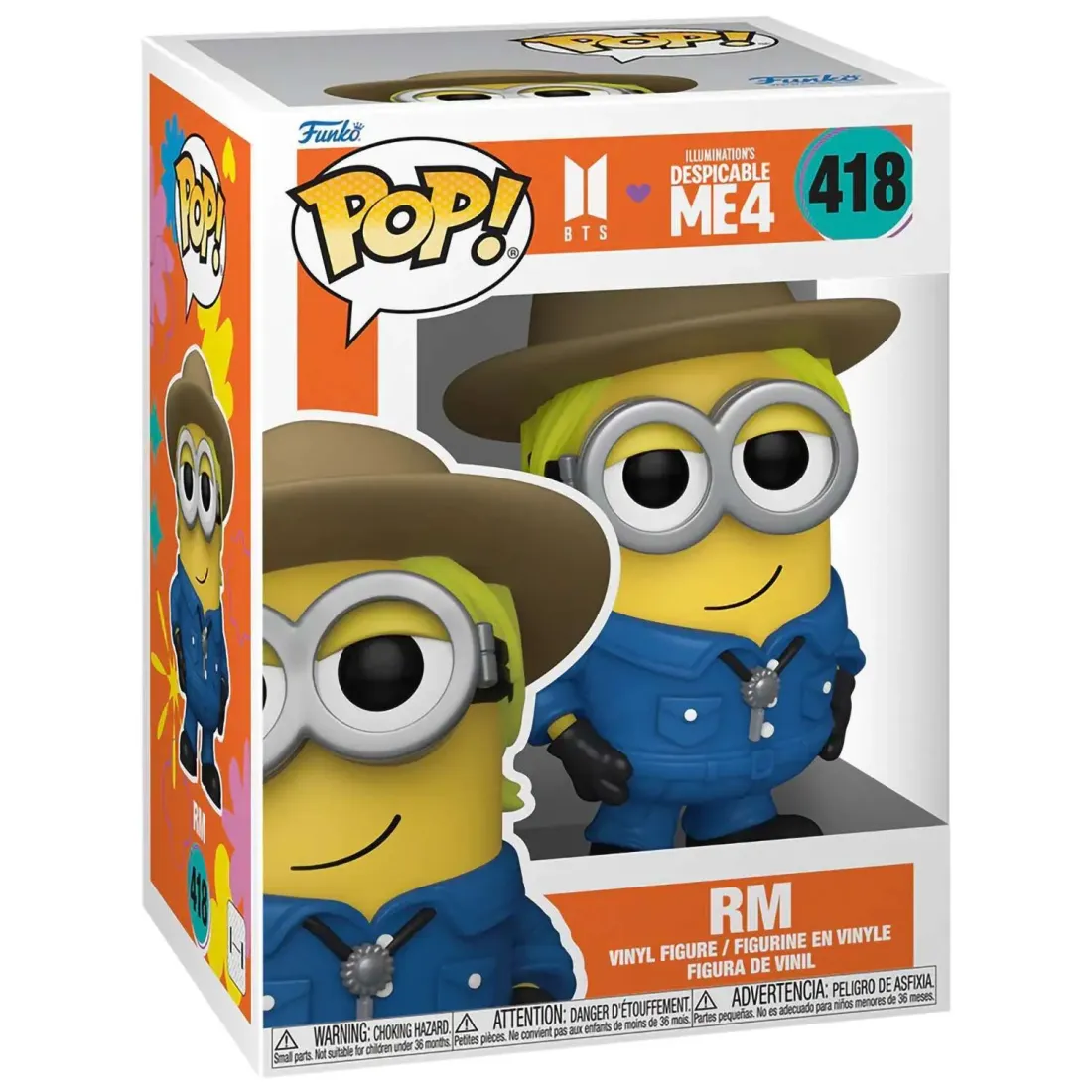 Фигурка Funko POP! Rocks BTS X Despicable Me 4 RM (418) 85967