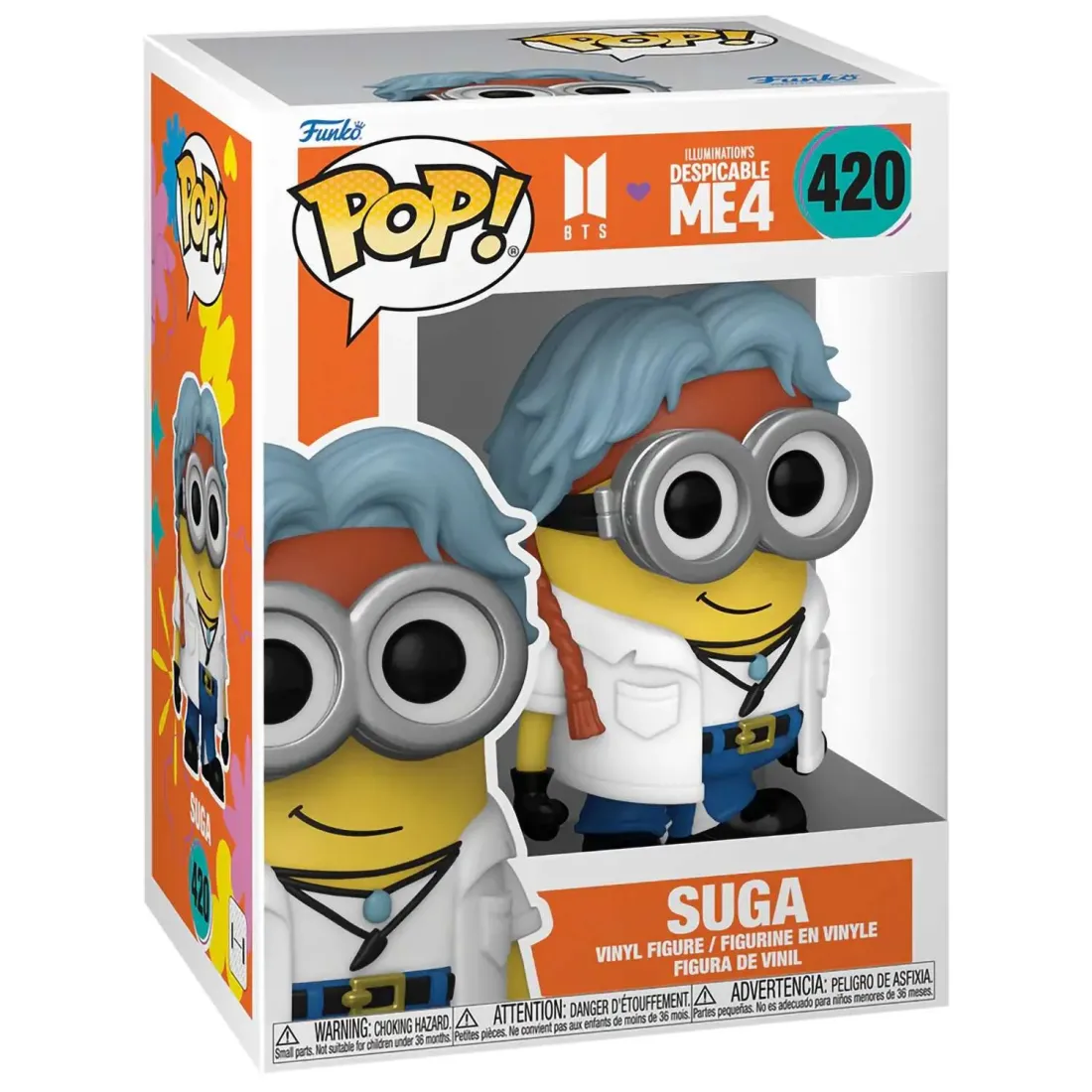 Фигурка Funko POP! Rocks BTS X Despicable Me 4 Suga (420) 85968